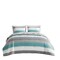 Gracie Mills Ware Striped Comforter Set With Bed Sheets - Grace-15243
